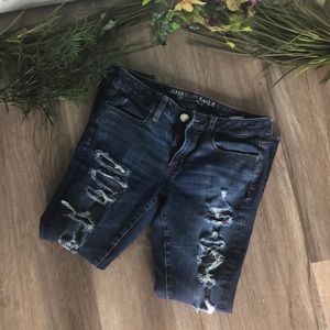 American eagle ripped jeans!